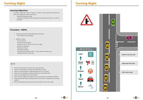 traffic school lesson plan